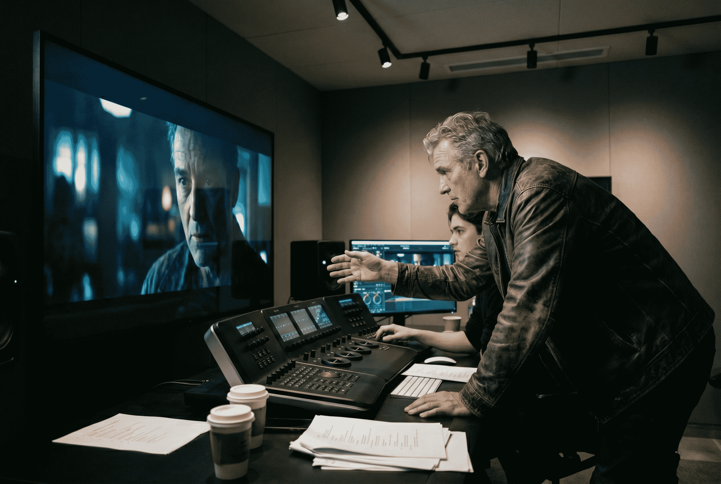 Film director movie set production